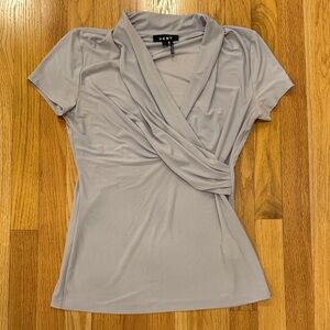 DKNY Light Gray Women's Blouse